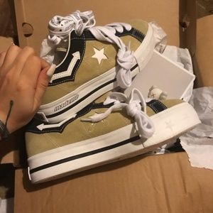 mademe x converse. Not a lot of people with these!